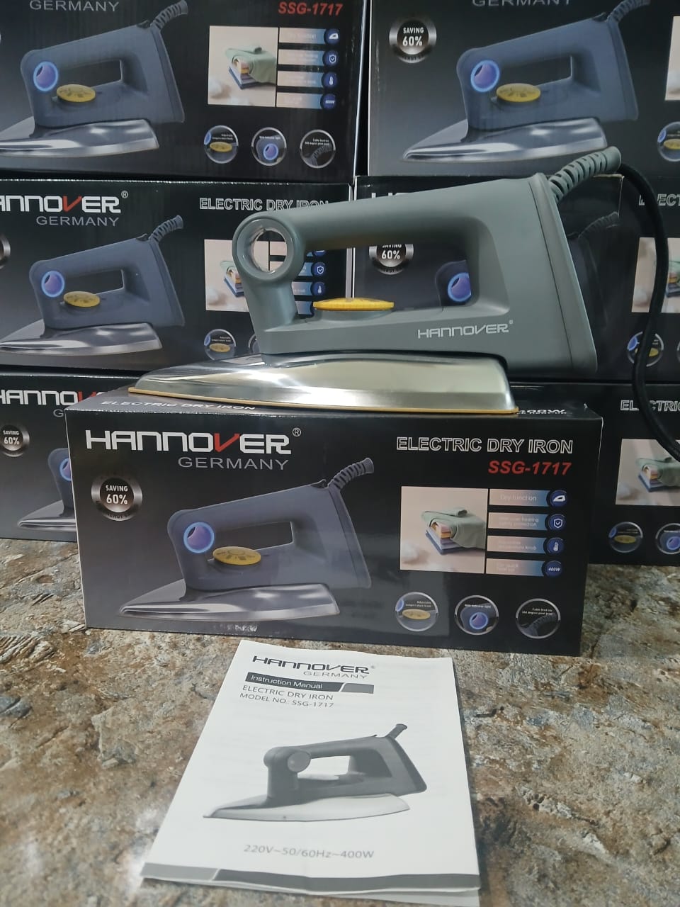 Germany Lot Hannover Electric Dry Iron – 400W
